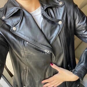 Women's Black Leather Jacket